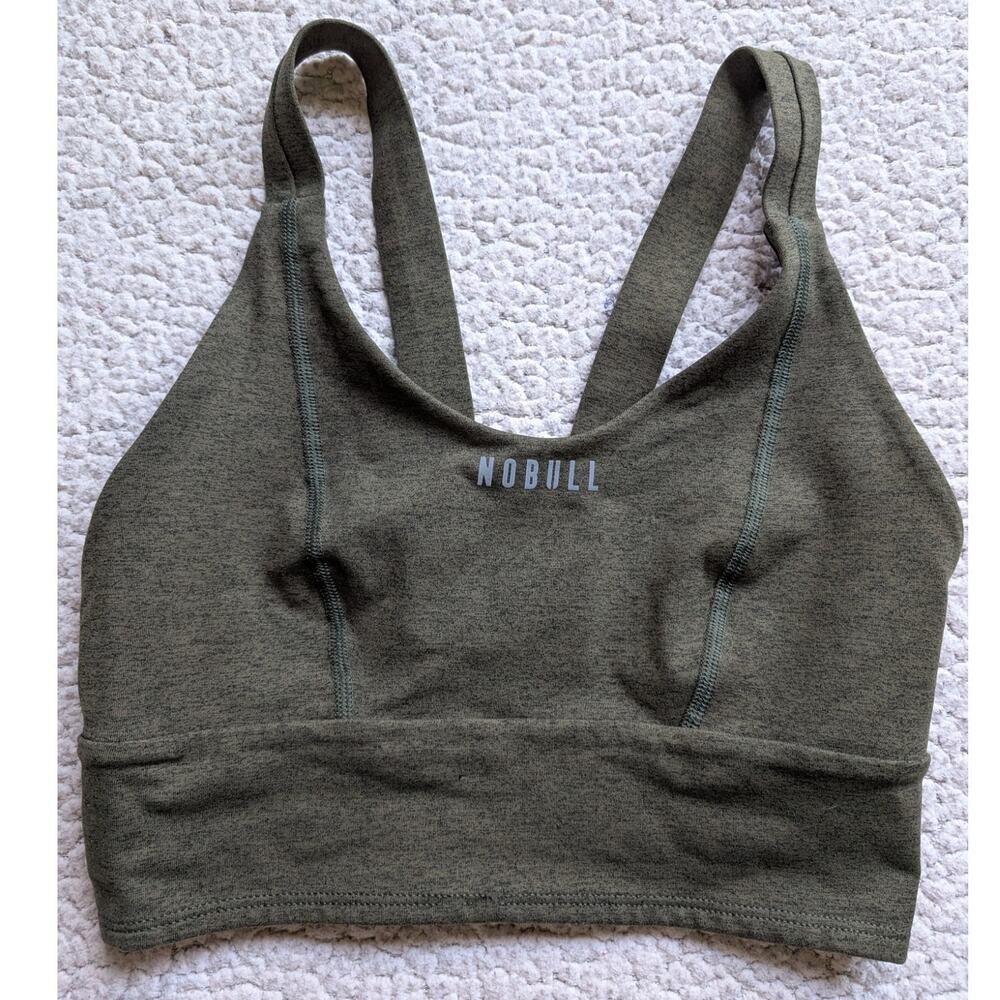 NoBull Project Wide Band Yoga Sports Bra Size Small